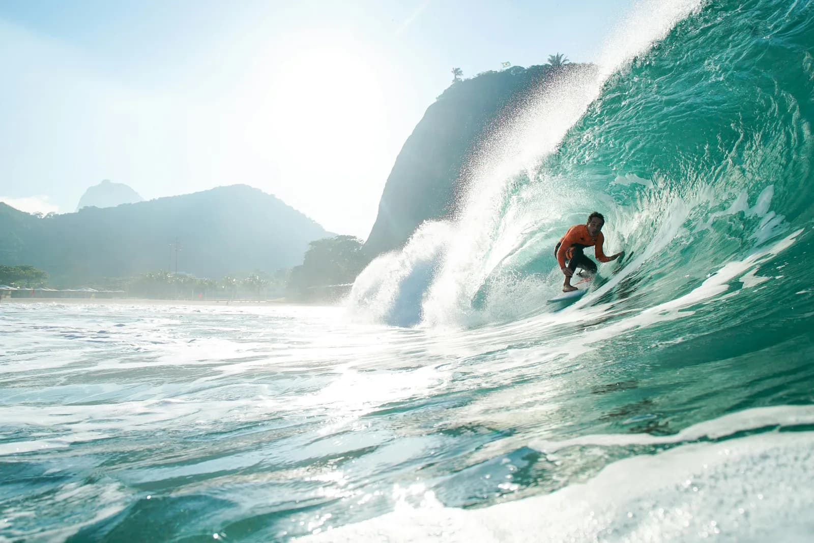 Surf scene from Brazil.