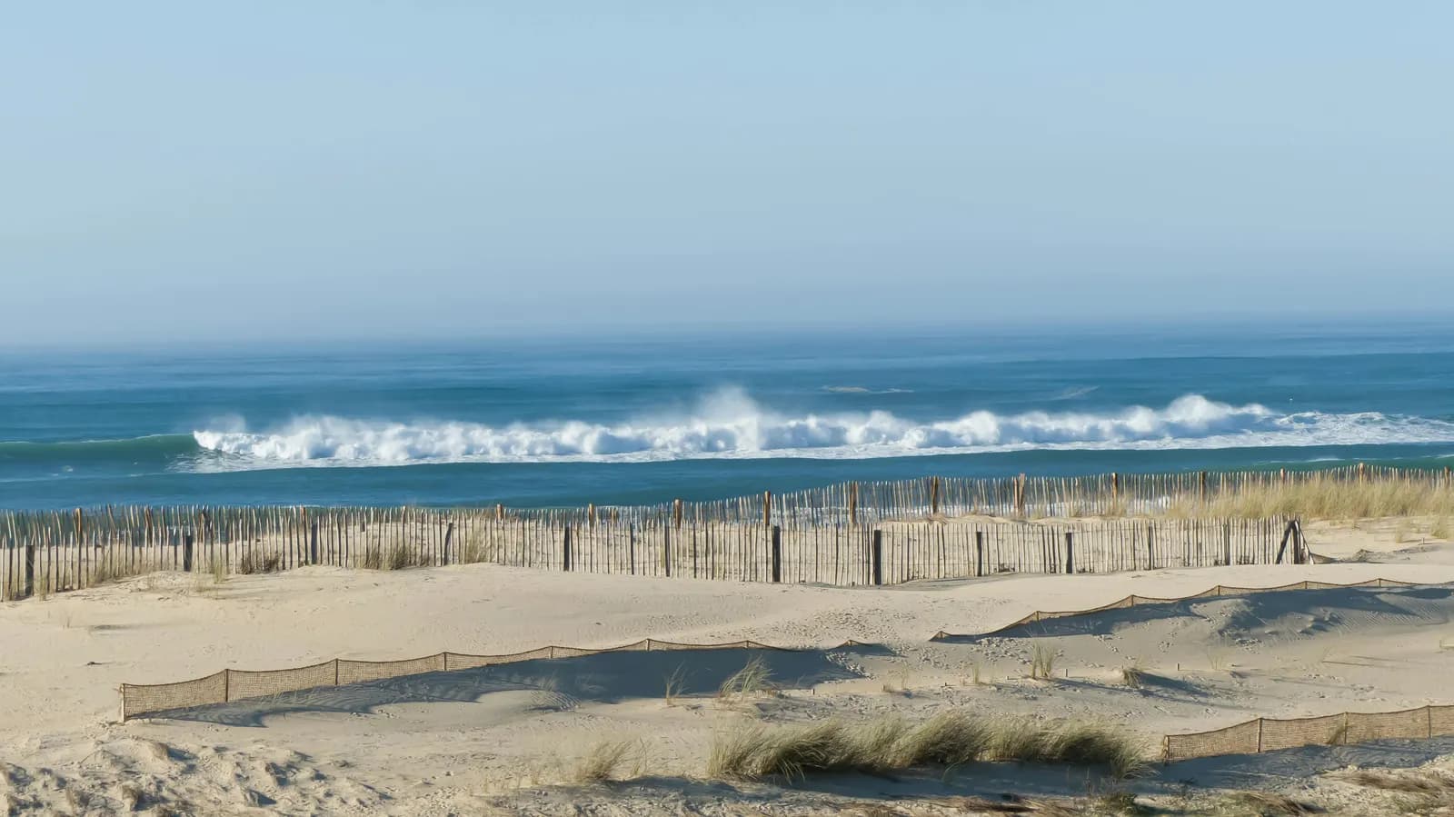 Surf scene from France.