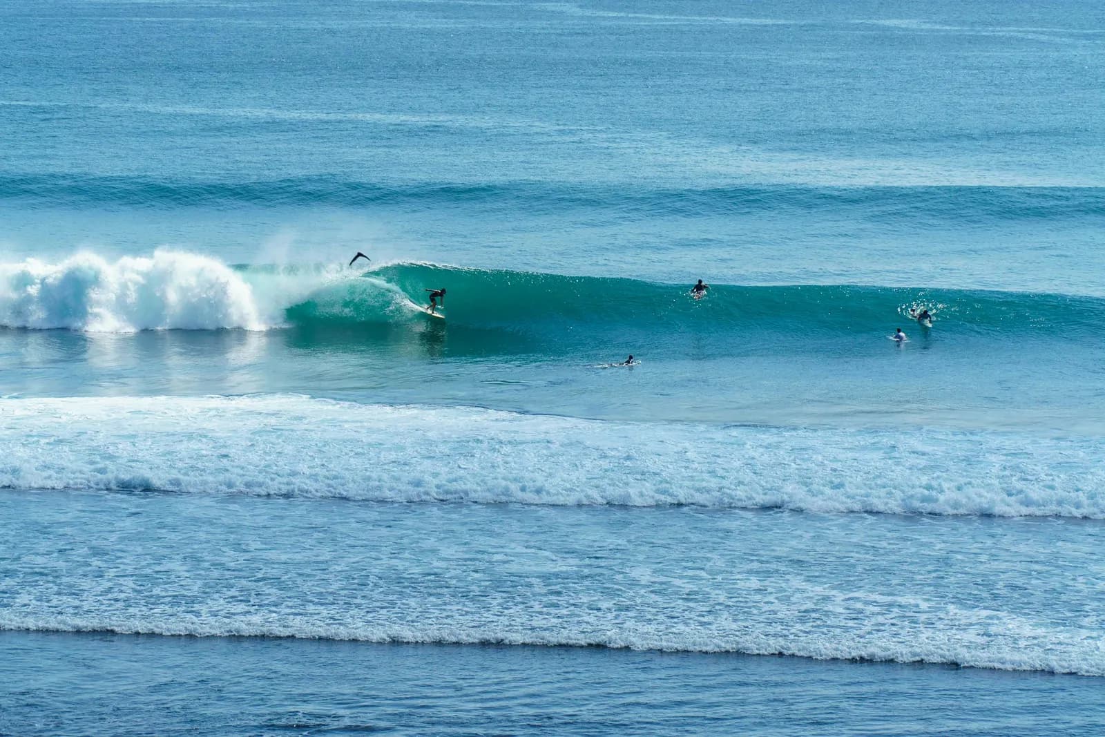 Surf scene from Indonesia.
