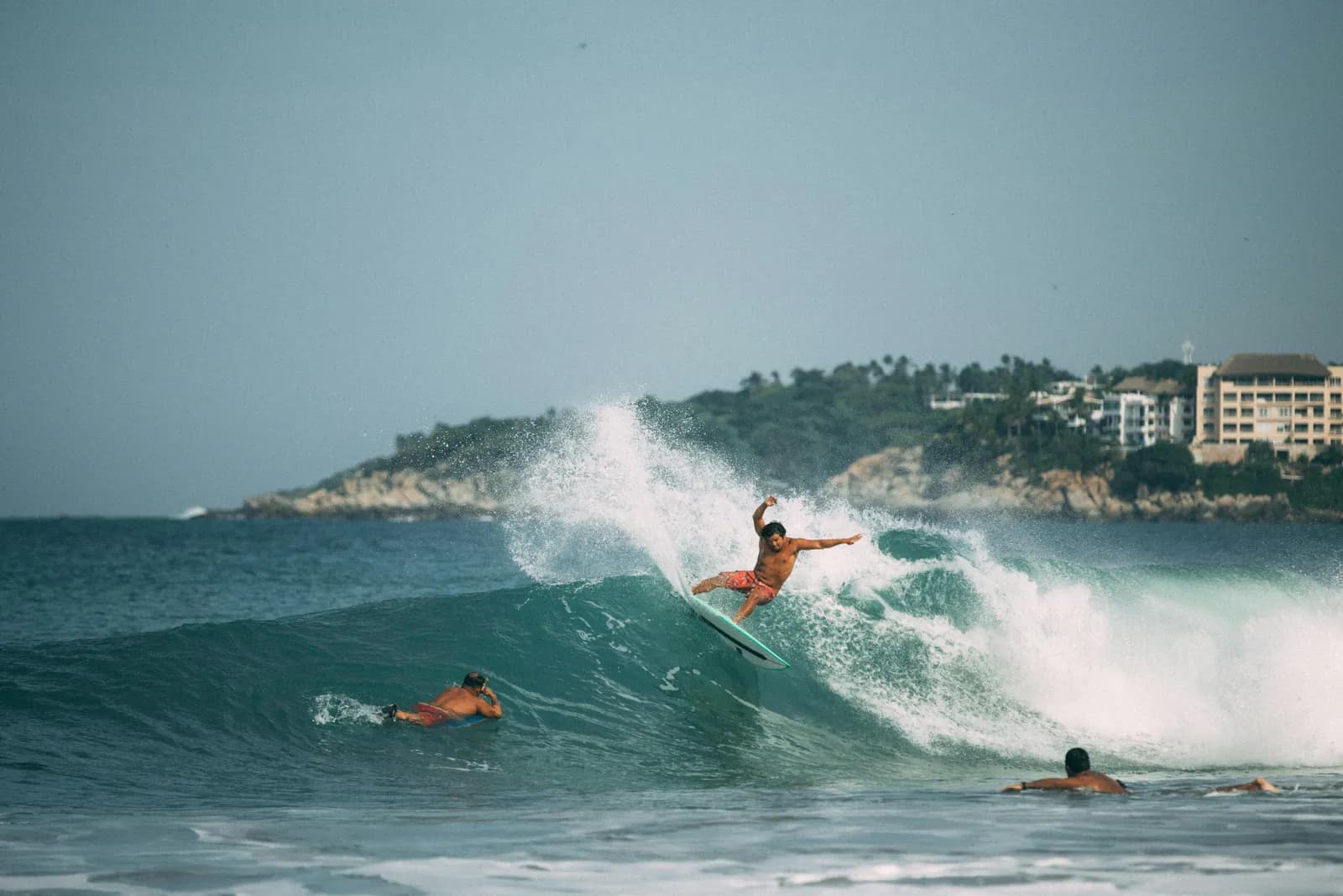 Surf scene from Mexico.