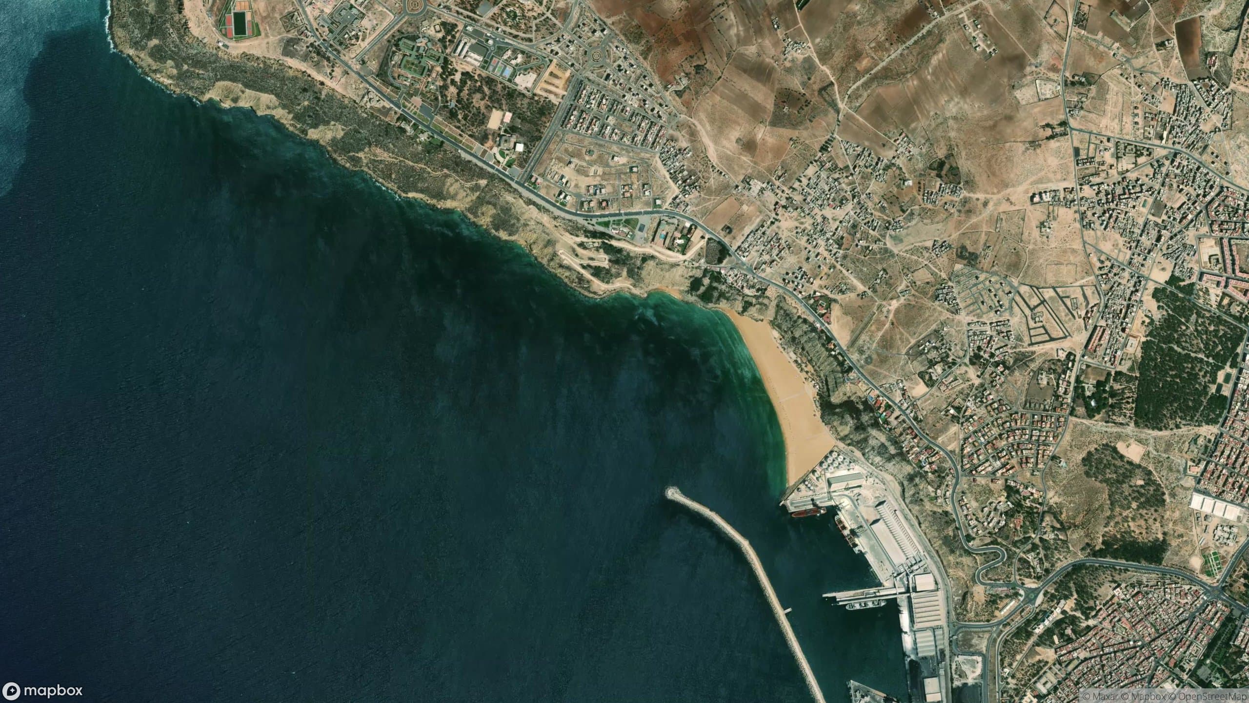 Surf scene from Morocco.