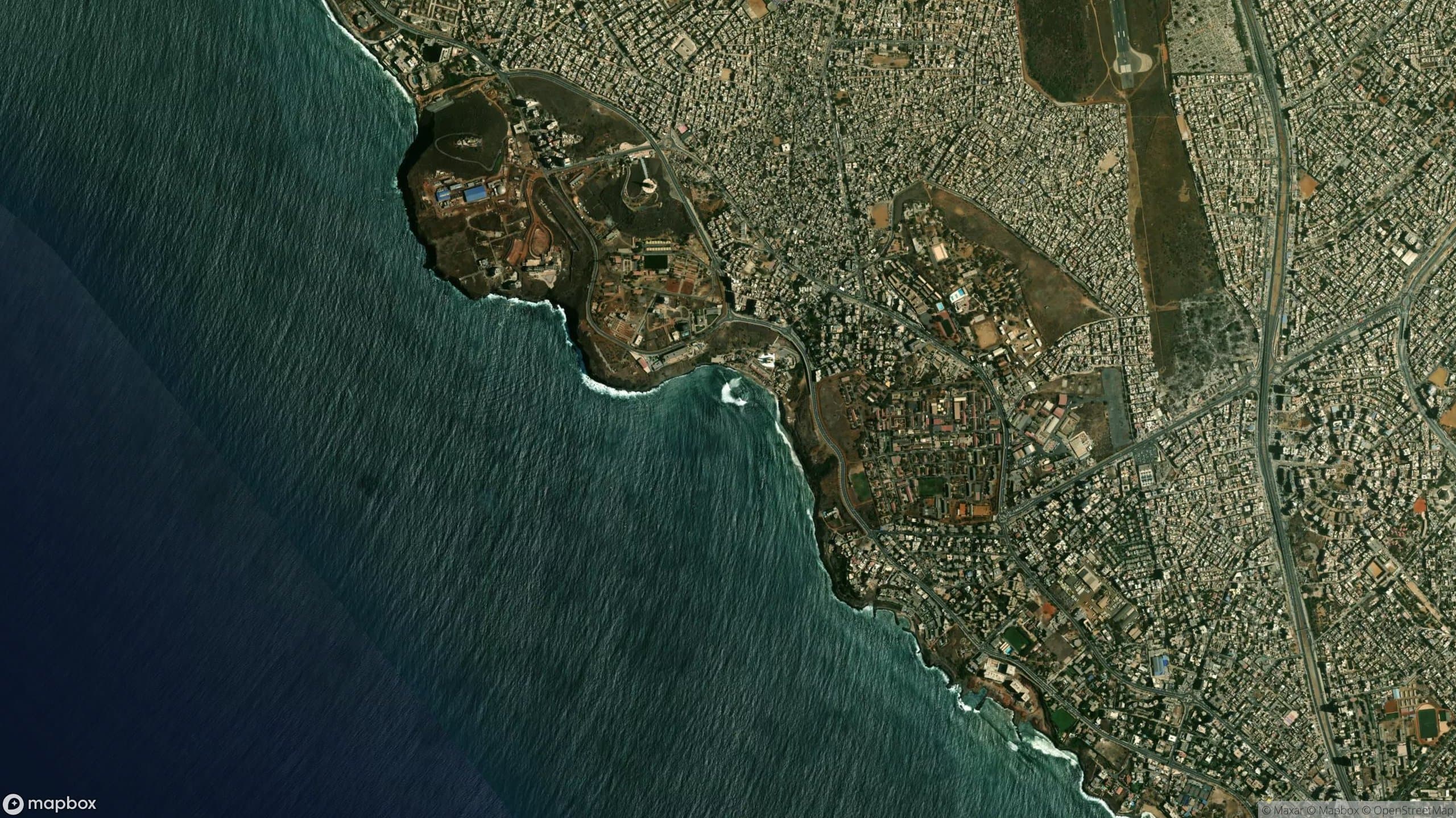 Surf scene from Senegal.