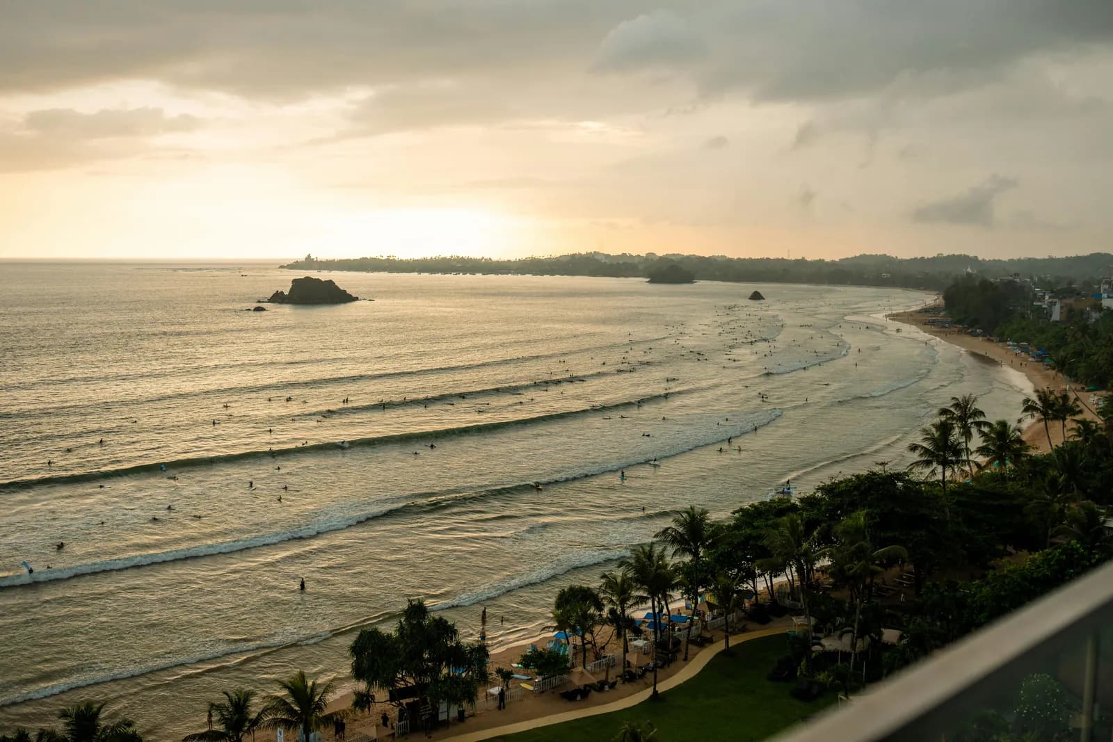 Surf scene from Sri Lanka.