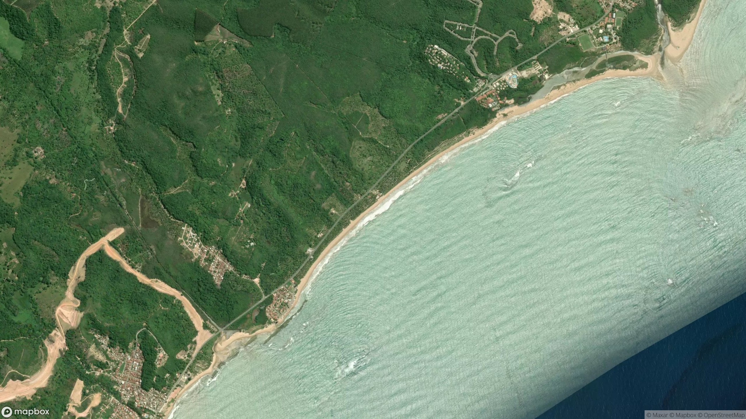 Surf scene from Alagoas, Brazil.