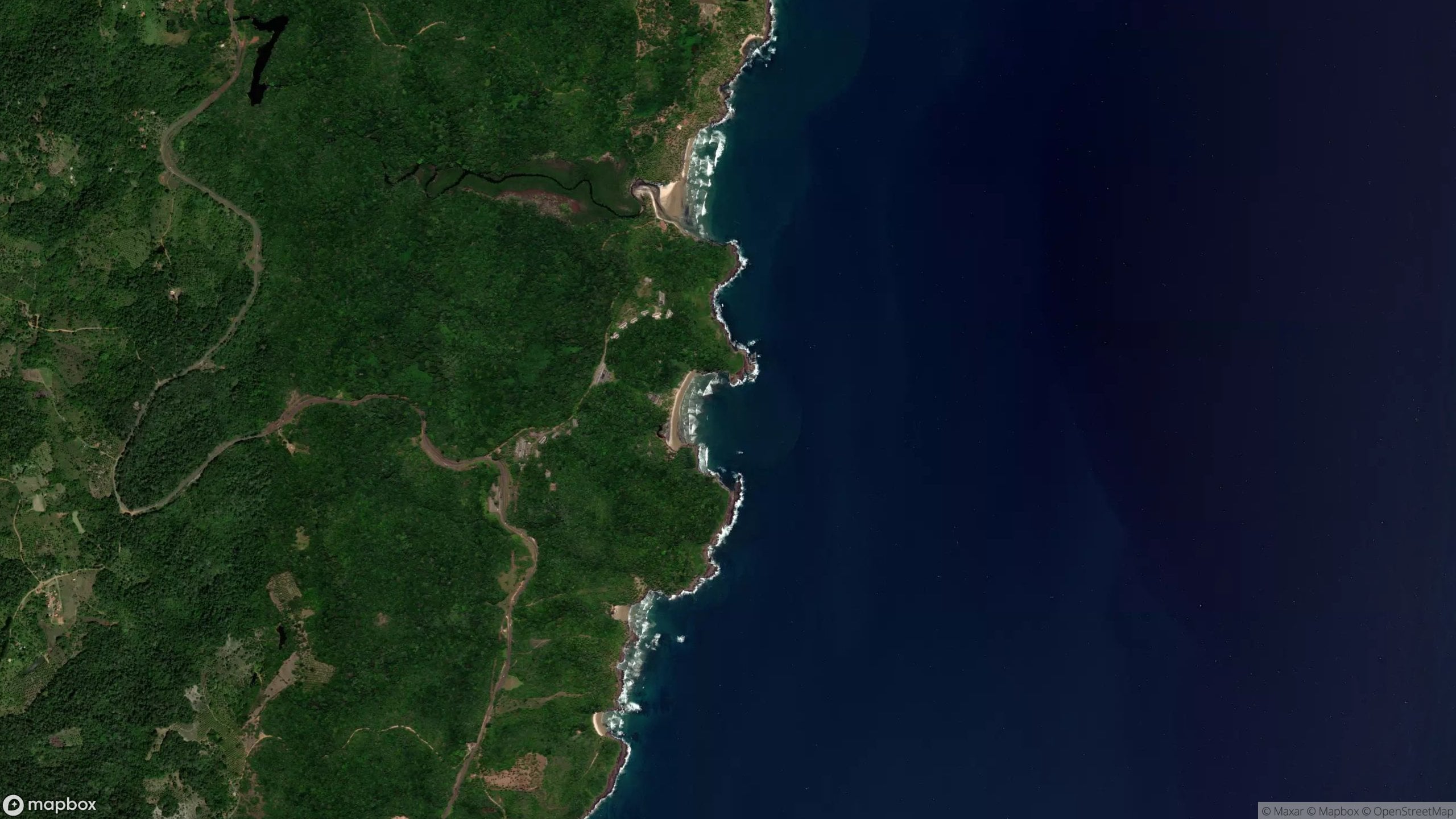 Surf scene from Bahia, Brazil.