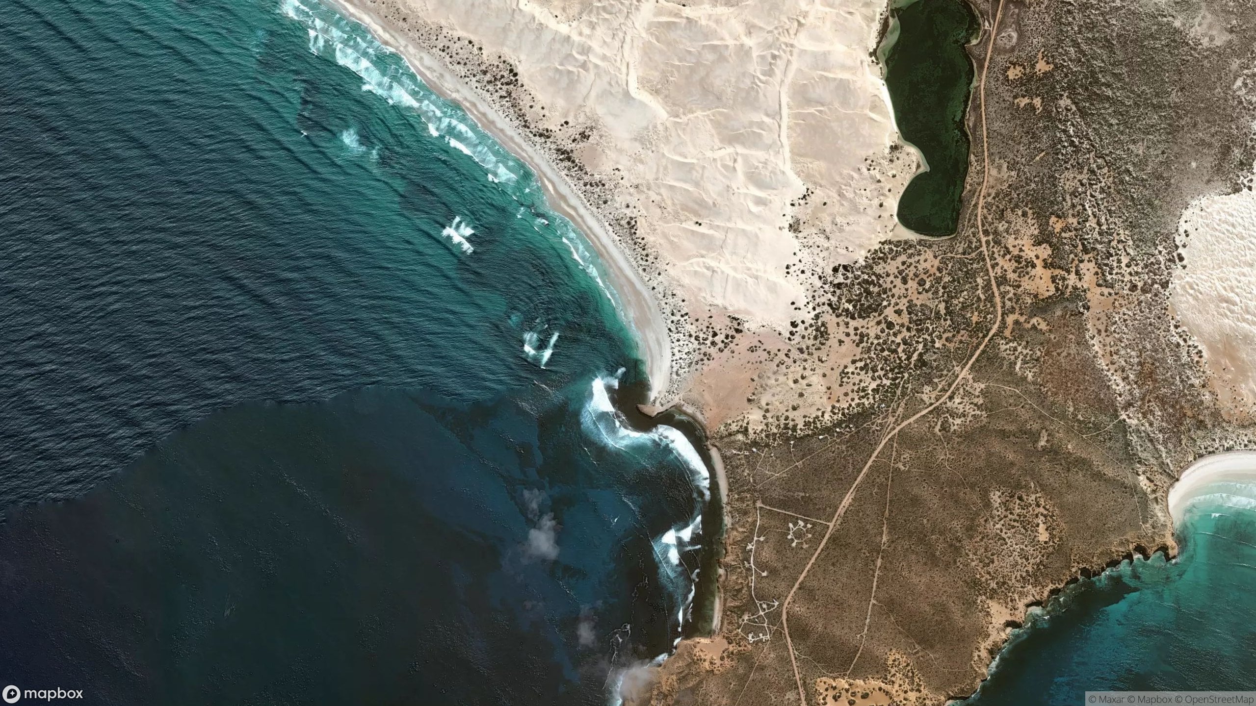 Surf scene from Baja California Sur, Mexico.