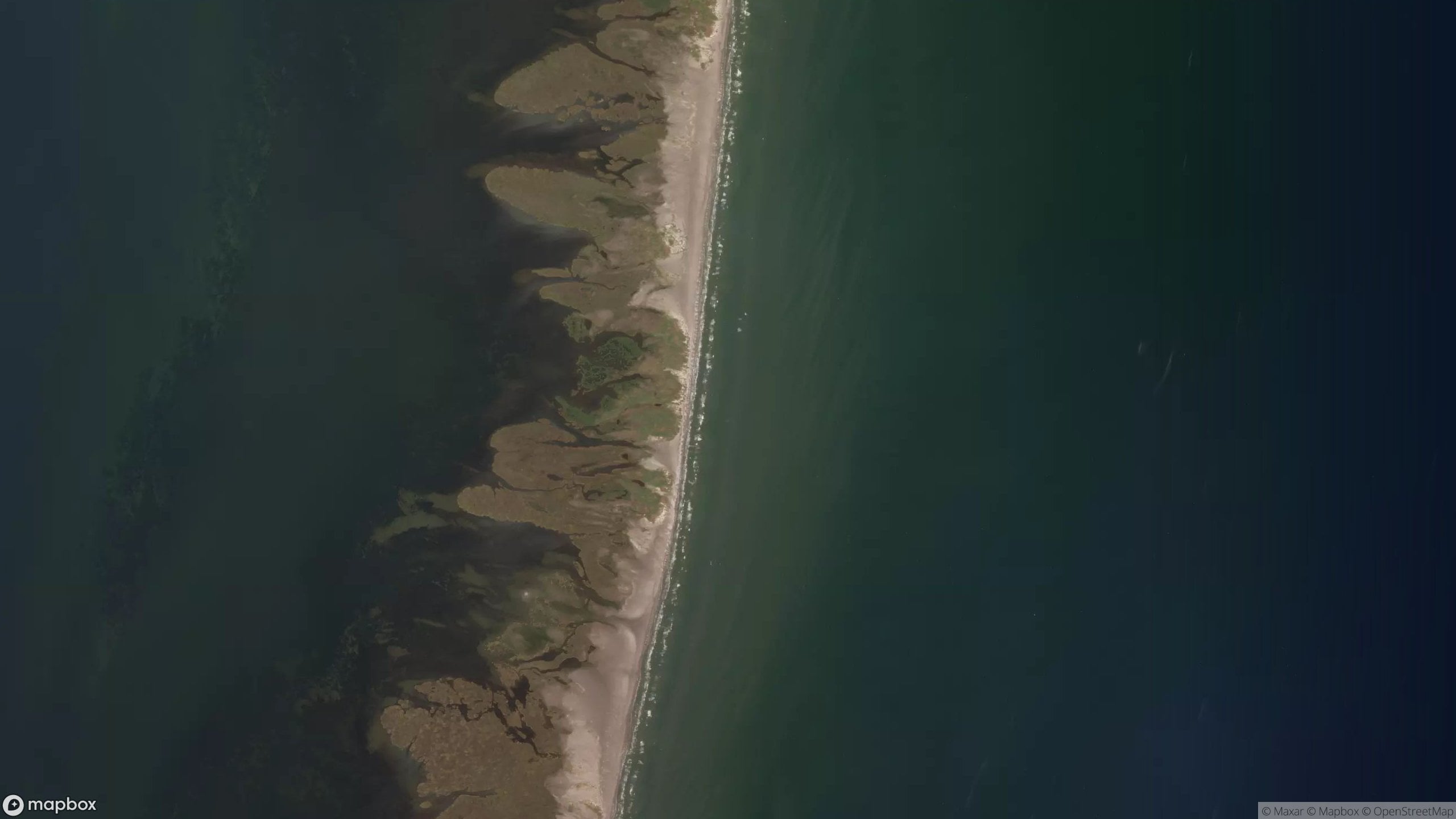 Surf scene from Louisiana, United States.