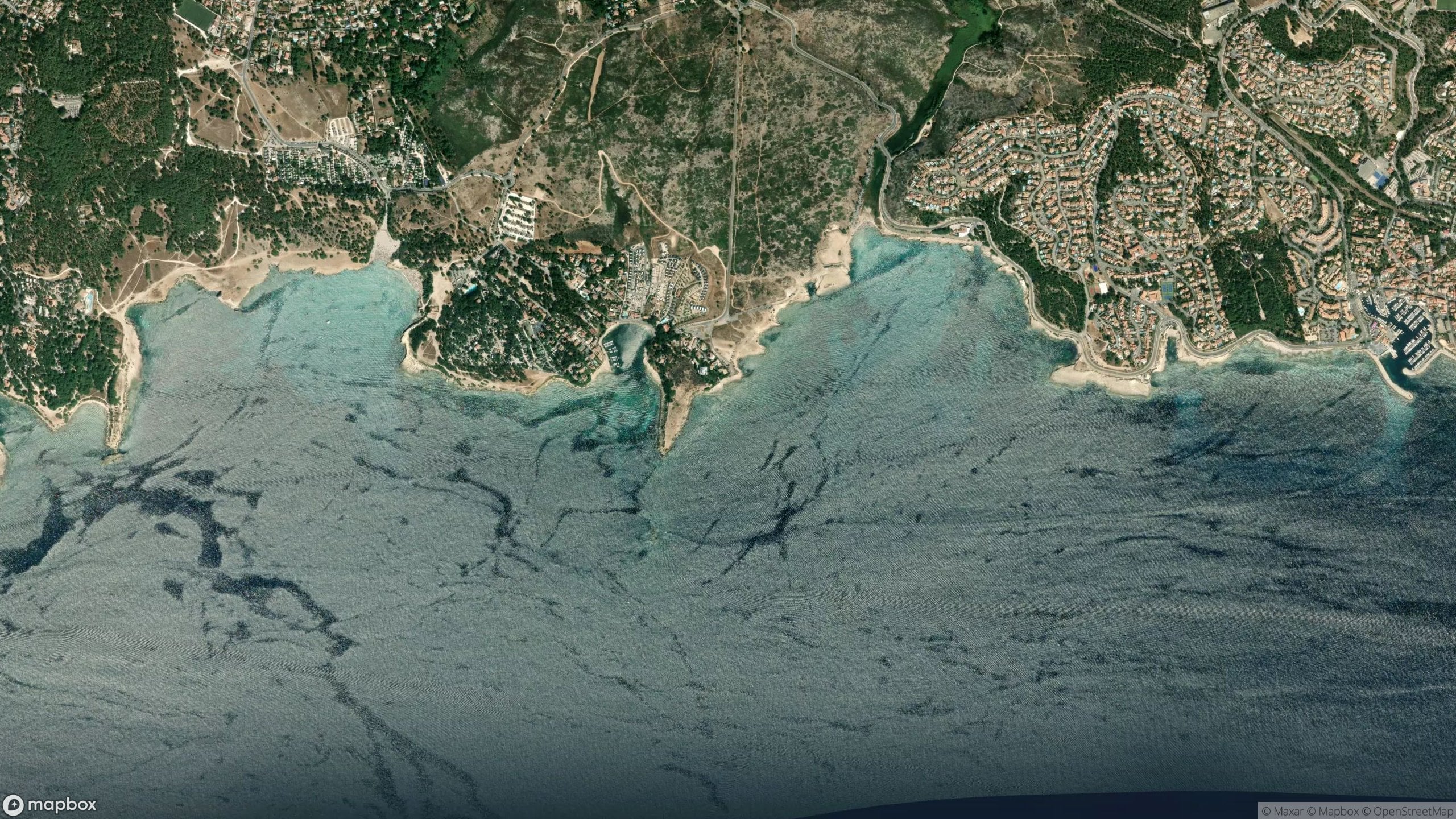 Surf scene from Marseille, France.