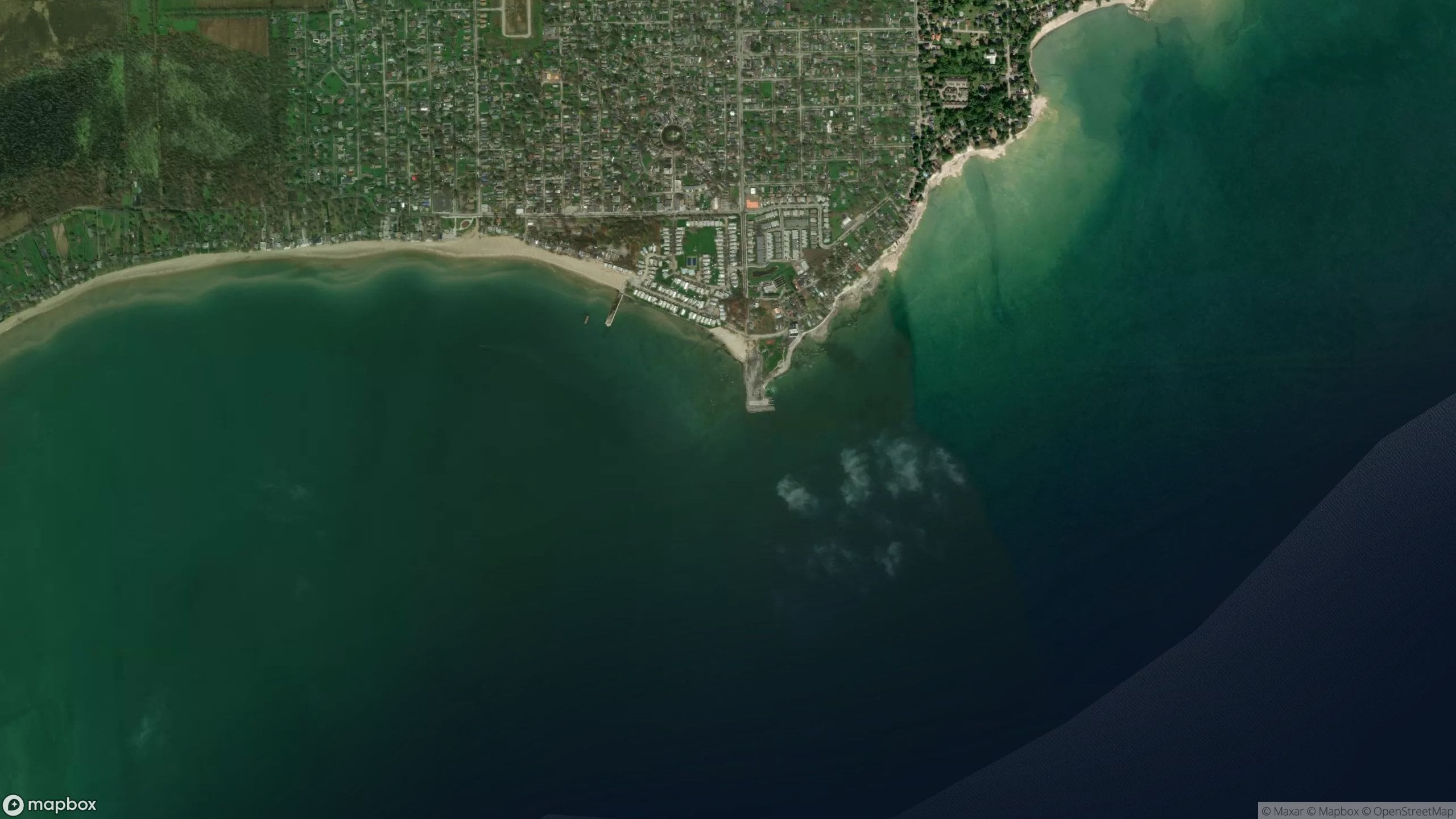 Surf scene from Ontario, Canada.