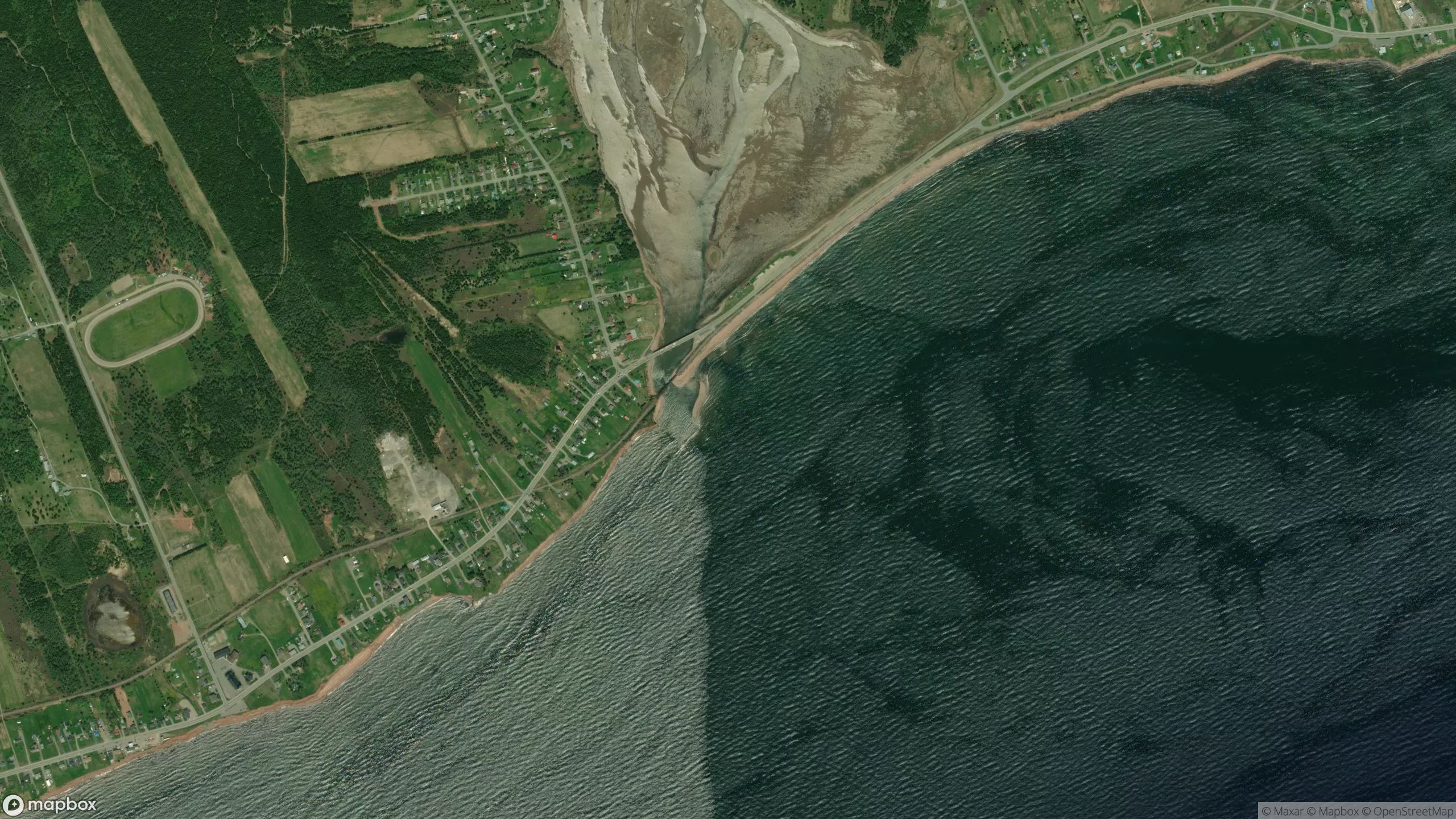 Surf scene from Quebec, Canada.