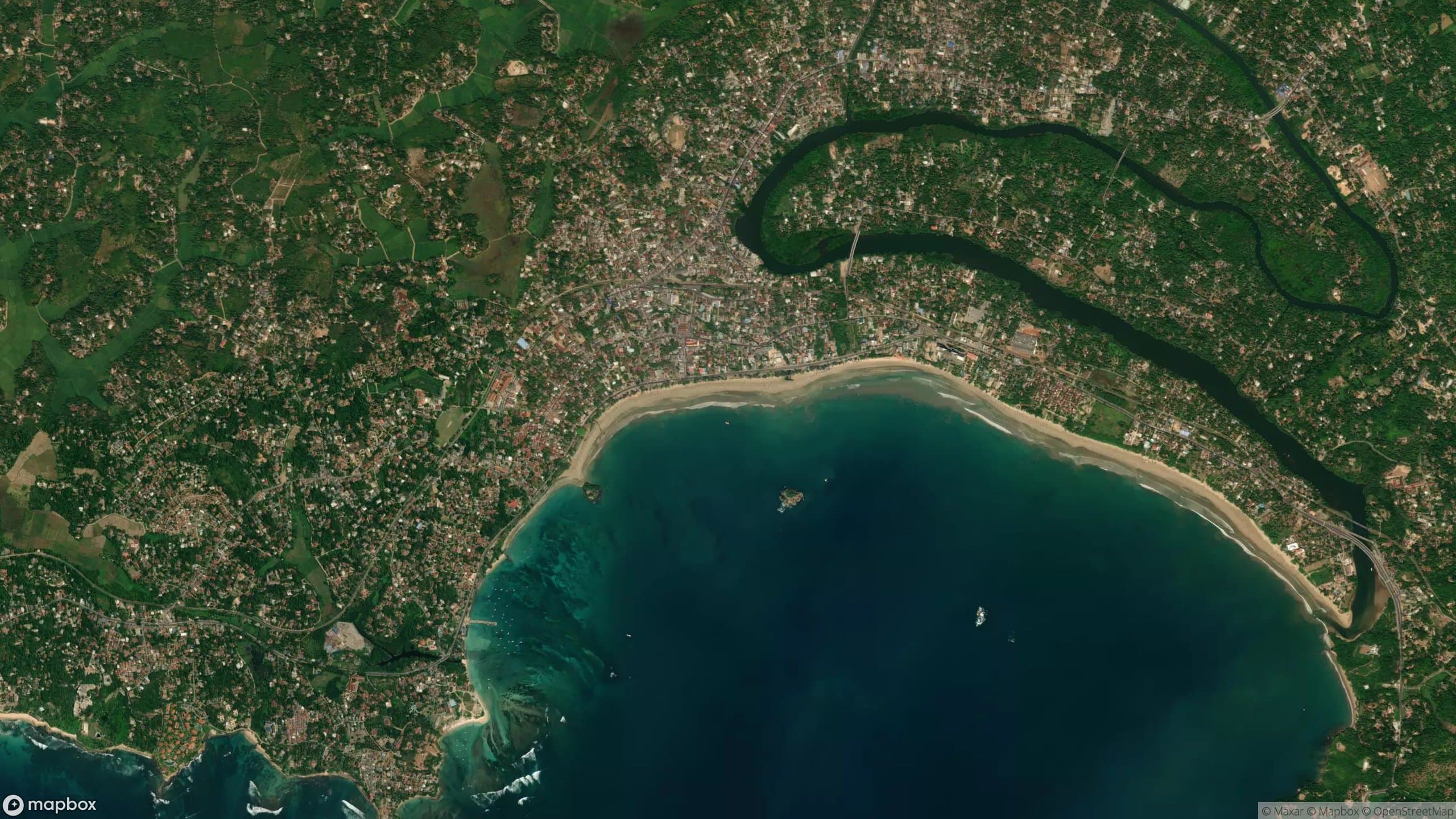 Weligama Bay, Southwestern Sri Lanka