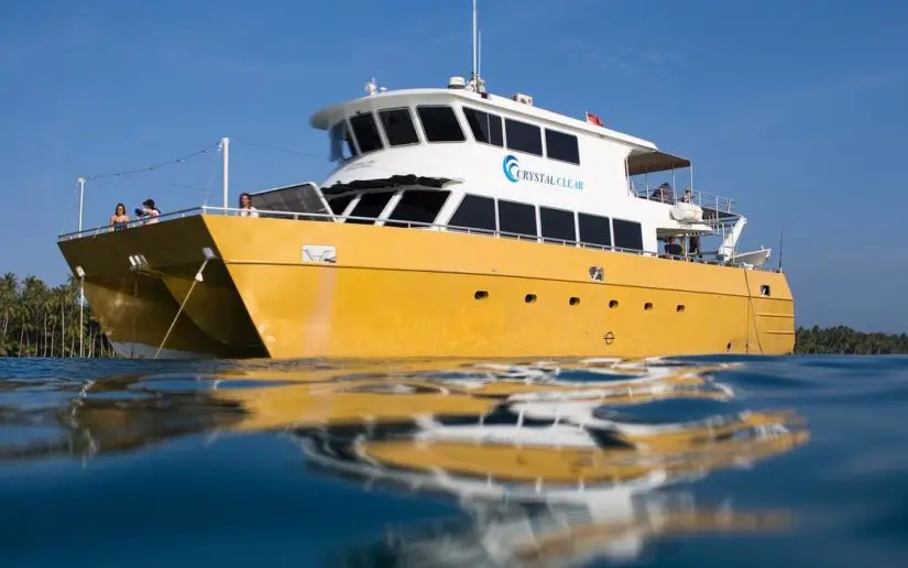 Crystal Clear surf charter boat